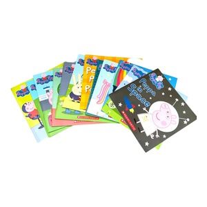 Peppa Pig Childrens Books Lot 12 Multicolor Scholastic Paperbacks Adventure Fun